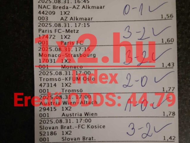 INDEX: Durrant a 44.79-es odds!