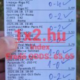 Ez a kép egy Tippmix szelvényt mutat, ahol több mérkőzés végeredménye került bejelölésre. A sportfogadás szerelmeseinek remek ötleteket adhat, ha megbízható Tippmix tippek alapján szeretnék növelni esélyeiket.