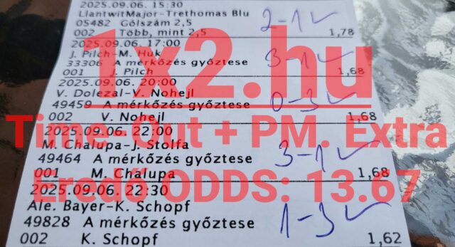 Tippmix tippek listája sportfogadás rajongóknak, amely segít a meccsek kimenetelének sikeres megjóslásában. Megbízható fogadási stratégiák és összeállítások, hogy növelje a nyerési esélyeit minden sportfogadás során.