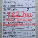A képen egy Tippmix szelvény látható, különböző sportfogadás tippekkel és kiértékelt eredményekkel. Ha megbízható Tippmix tippekre vágysz, ez a szelvény talán inspirációt adhat a következő sportfogadáshoz.