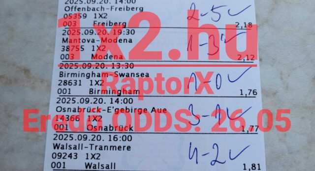 Egy Tippmix szelvény, amelyen különböző események találhatók. Az ilyen sportfogadás tippek segítségével növelheted nyerési esélyeidet. Megbízható Tippmix tippek segítenek a jobb döntésekben.