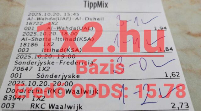 Egy tippmix szelvény mutatja a különböző meccsek kimeneteleit és oddsait. Az elemzések révén a megbízható Tippmix tippek segíthetnek a sportfogadásban, miközben izgalmasabbá teszik a mérkőzések fig