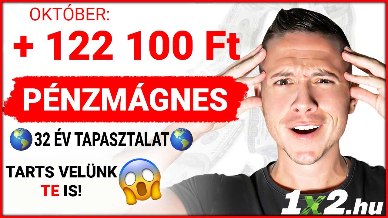 Októberi nyereség: +122 100 Ft! Csatlakozz a tapasztalattal rendelkező csapathoz, akik megbízható Tippmix tippekkel segítenek a sportfogadás világában. Ne maradj le, légy részese a sikernek!