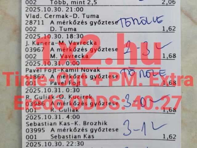 🧲 + ⏰ TELITALÁLAT: Durrant a 40.00-es odds!