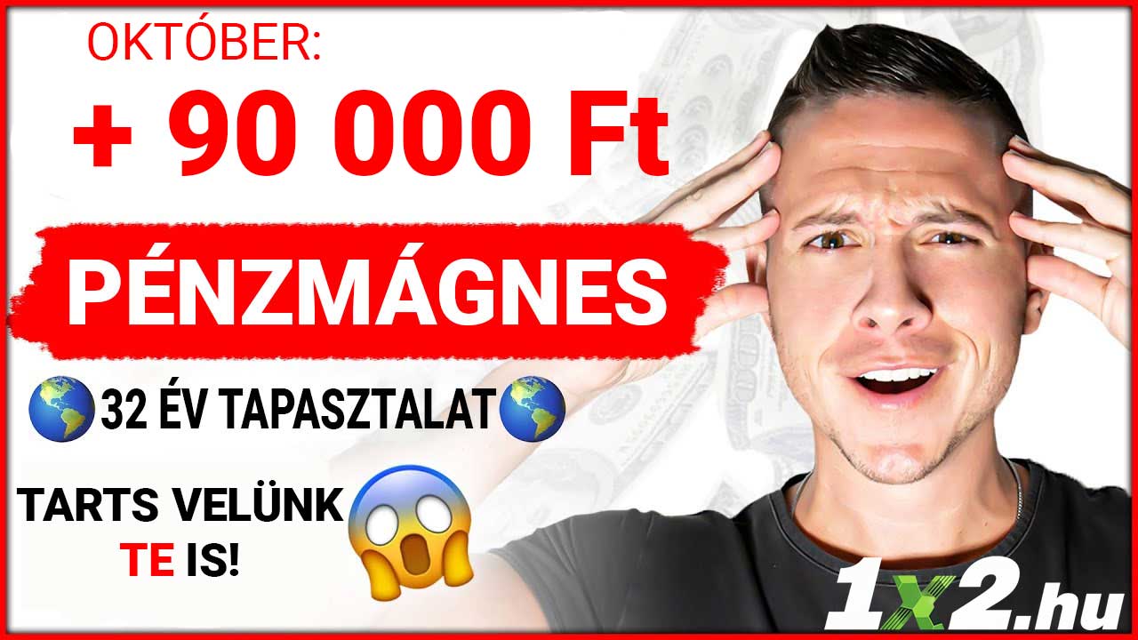 Októberben több mint 90 000 Ft nyeremény! Csatlakozz a sikerhez megbízható Tippmix tippek által. Tapasztalatunkkal segítjük sportfogadásaidat, hogy Te is elégedett lehess. Ne maradj le, próbáld ki sportfogadás