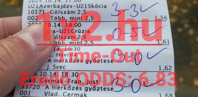Egy sportfogadási szelvény, kézírásos jegyzetekkel és kiemelt szorzókkal. Ha megbízható Tippmix tippeket keresel, érdemes átgondolt sportfogadási stratégiákat alkalmazni. Ne hagyd ki az esélyeket!