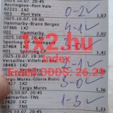 Első ránézésre egy sportfogadási szelvényt látunk, ahol több Tippmix tipp helyesen meg lett jelölve. Ez remek példa a sportfogadás világában, ahol a megbízható Tippmix tippek segíthetnek a siker elérésében.