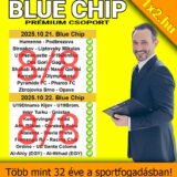 A Blue Chip prémium csoport sportfogadás tippeket kínál. Megbízható Tippmix tippek minden nap! Több mint 32 év szakértelem, amely garantálja a sikeres sportfogadást. Csatlakozz és hozd ki a legtöbbet a Tippmix lehetős