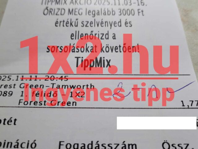 BLUE CHIP: Nincs megállás! Tegnap is 8/8! Tegnap is TELITALÁLAT!