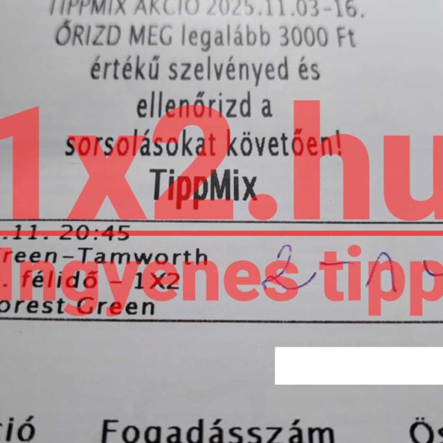 BLUE CHIP: Nincs megállás! Tegnap is 8/8! Tegnap is TELITALÁLAT!