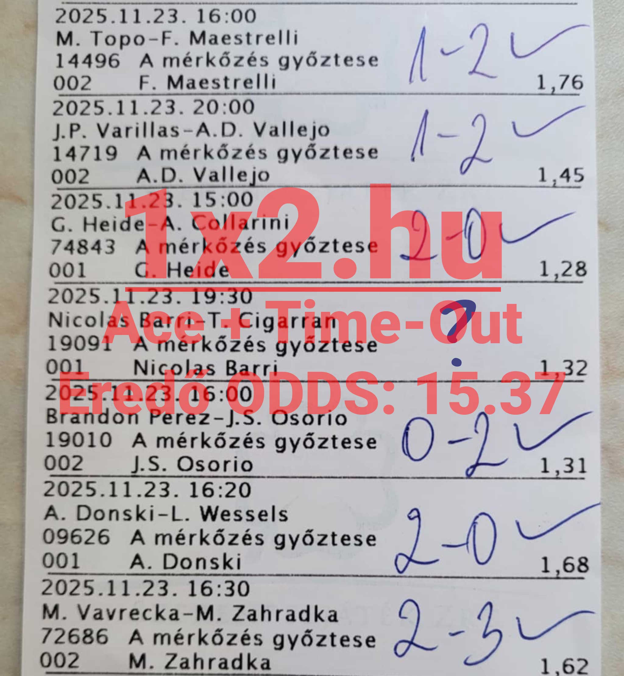 PapĂrra Ărt Tippmix fogadĂĄsi szelvĂ©ny, kĂŒlönbözĆ mĂ©rkĆzĂ©sek eredmĂ©nyeivel Ă©s odds-okkal. A sportfogadĂĄs izgalma a megfelelĆ Tippmix tippek kivĂĄlasztĂĄsĂĄval fokozĂłdik. MegbĂzhatĂł eredmĂ©nyekkel növelheted nyerĂ©si es