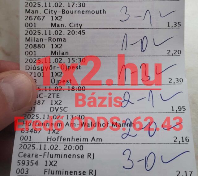 Sportfogadás rajongók figyelem! Íme néhány bevált Tippmix tipp, amely segíthet a sikeres fogadásokban. A megbízható Tippmix tippek jó alapot adnak, hogy növeld esélyeidet a sportfogadás világában.