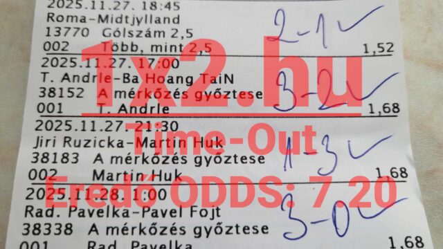 Egy Tippmix szelvény látható, amely különböző sporteseményekre tett fogadásokat mutat. A sportfogadás izgalmas lehetőségeket kínál, különösen megbízható Tippmix tippekkel. Gondosan megválasztott sportfogadás tippek segíthet