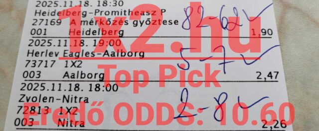 Papírdarab sportfogadási eseményekkel és oddsokkal, rajta kézzel írt számok. Megbízható Tippmix tippek keresése során hasznosak lehetnek az ilyen sportfogadás tippek. Az ilyen találatok növelhetik a siker esélyét a sportfogadás világában