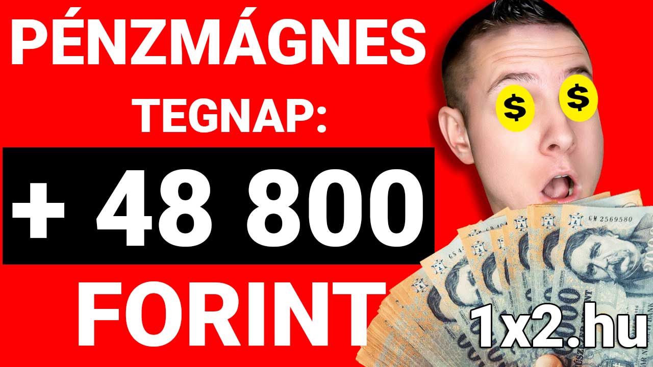 Egy férfi döbbent arccal nézi a plusz 48 800 forintos nyereséget, amit Tippmix tippek segítségével ért el. A sportfogadás izgalmai és a megbízható tippek kombinációja lehetőséget nyújt a sikerre. Fedezd fel te