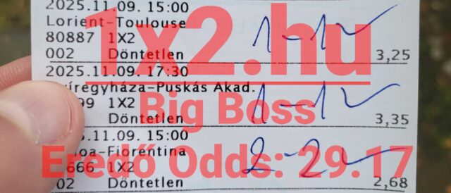 Sportfogadásnál megbízható Tippmix tippekre van szükséged? Nézd meg az aktuális sportfogadás tippeket, hogy növeld esélyeidet! A jó Tippmix tippek segíthetnek a nyerésben. Tudd meg, melyek a legjobb esélyek ma