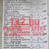 Ezen a sportfogadási szelvényen különféle mérkőzések Tippmix tippjei szerepelnek, az eredmények pedig ceruzával vannak kihúzva. Ideális sportfogadás tippek keresőknek, akik megbízható Tippmix tippeket szeretnének találni.