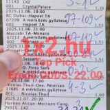 Egy tippmix szelvény, amit valaki tart a kezében, tele sikeres fogadásokkal. A Tippmix tippek segítségével a sportfogadás valóban izgalmas és kifizetődő lehet. További megbízható tippek várnak, hogy még több nyeremé