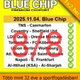 Blue Chip prémium Tippmix tippek 2025.11.04-ei ajánlattal. Megbízható sportfogadás tippek, több évtizedes tapasztalattal. Nézd meg, hogyan segíthet a sportfogadásban!
