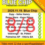 A Blue Chip Prémium Csoport sportfogadói közössége 2025.11.19-én is eredményesen teljesített. A megbízható Tippmix tippek révén, több mint három évtizedes tapasztalattal, segítik a sportfogadókat a ny