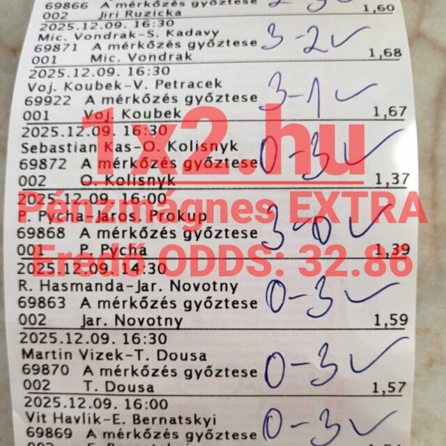 KÉT 30.00-as SZORZÓ EGY NAPON – ez nagyon komoly!