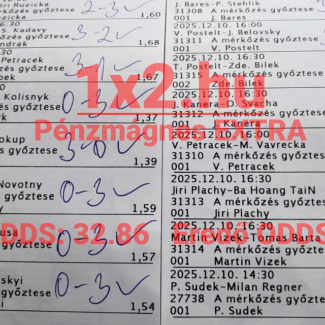 16/16 – Két nap alatt lenulláztuk a fogadóirodákat!