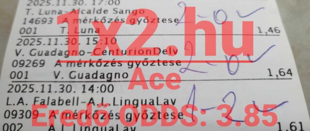 Sportfogadás kedvelőinek megbízható Tippmix tippek segíthetnek növelni az esélyeket. A képen látható fogadási szelvény például remek sportfogadás tippekkel szolgálhat. Próbáld ki, és emeld a játékélményt!