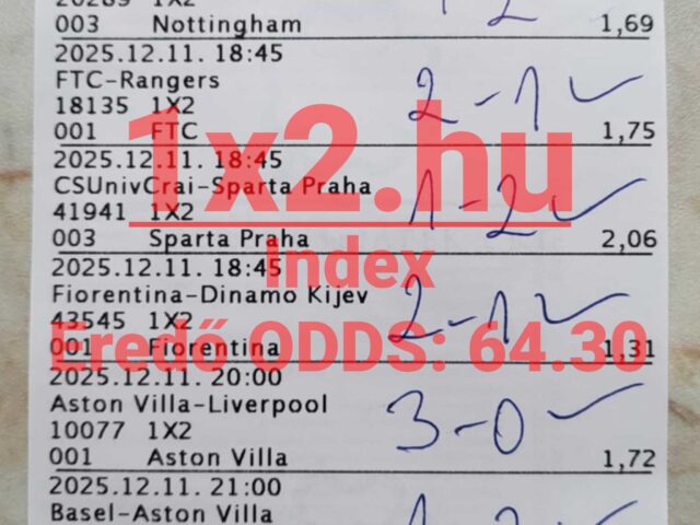 5/5, 8/8, 6/6 – Letaroltuk a piacot – kattints!