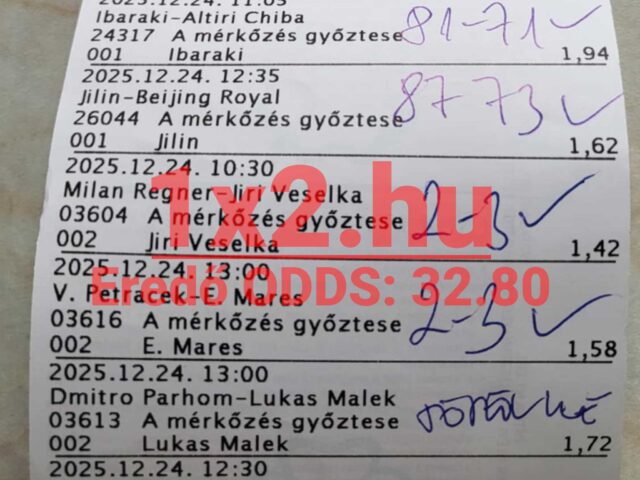 Amikor más pihen, mi nyerő szelvényeket hozunk!