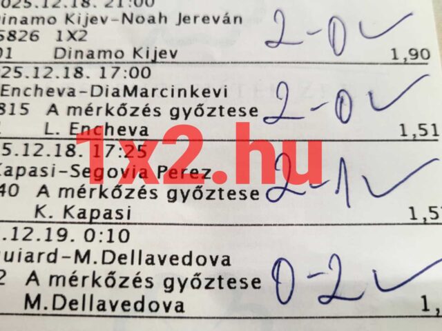 BLUE CHIP: Tegnap is 8/8 ! Tegnap is TELITALÁLAT! Darál a szisztéma!