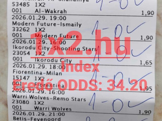 BLUE CHIP: Nem hibáztunk! 8/8 a tegnapi mérleg (is)!