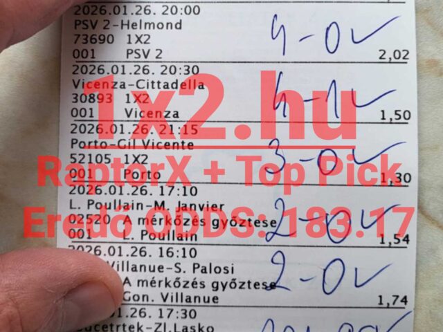 Tegnap 183.17, szombaton 379.64 – brutális telitalálatos szelvények!