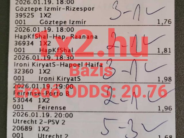 BLUE CHIP: 3 nap, 3 telitalálat! Stabil alap, hibátlan szelvények!
