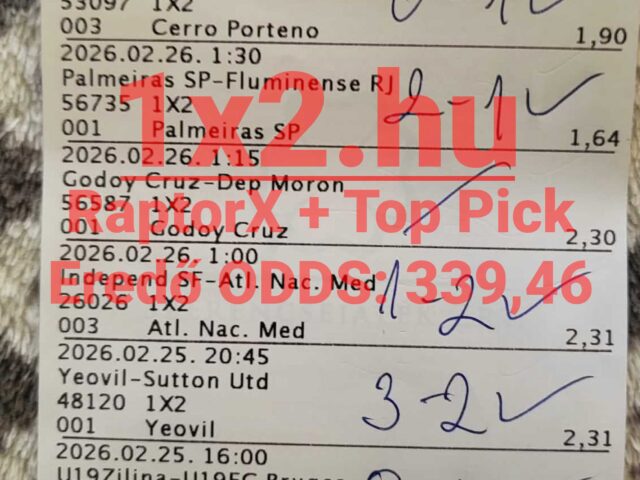 BLUE CHIP: Tegnap is 8/8! Tegnap is TELITALÁLAT!