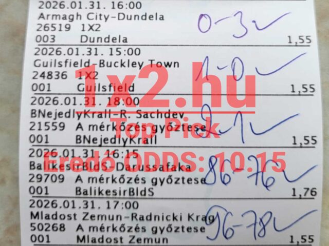 BLUE CHIP: Telitalálat! 8/8 a hónap utolsó napján is!