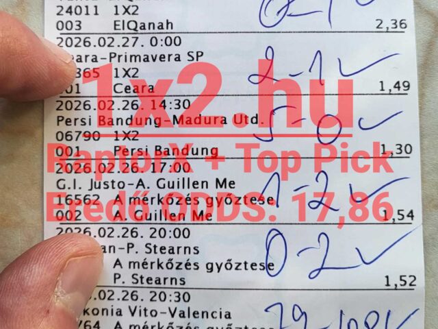 1×2.hu – A héten sem lassítunk! Egymást érik a szebbnél szebb nyertes szelvények!
