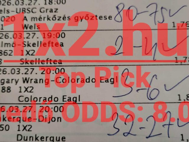 BLUE CHIP: 16/16 – Brutális forma, elérhető az INGYENES Tippmix tipp!