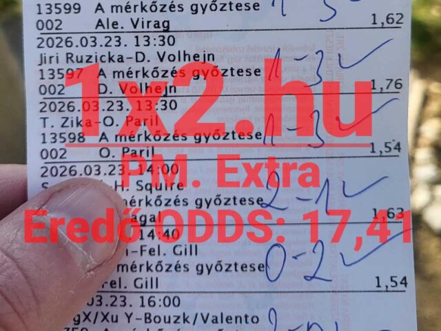 Ez ment ki a Prémium tagoknak – 17,41-es odds ✅