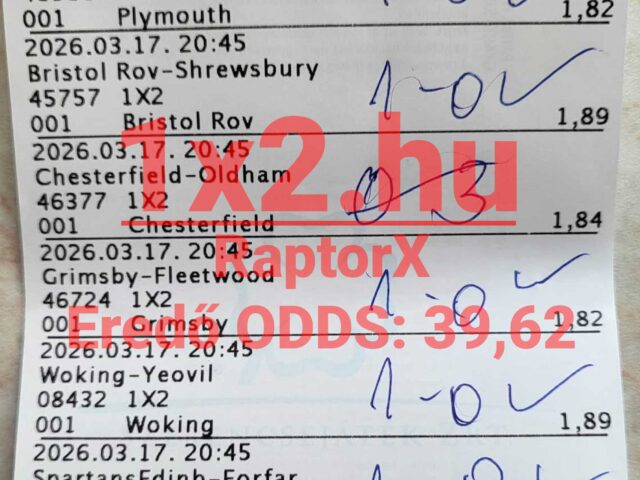 BLUE CHIP: Tegnap is TELITALÁLAT! Már a negyedik egymás után!