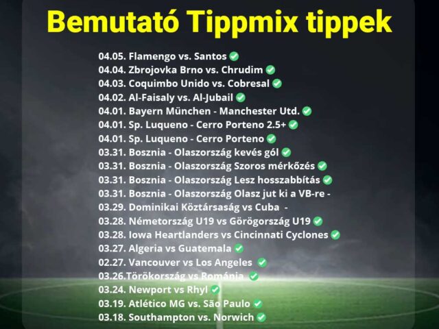 BLUE CHIP: Extrém 92.50%-os áprilisi hatékonyság! A tegnapi Ingyenes is nyert!