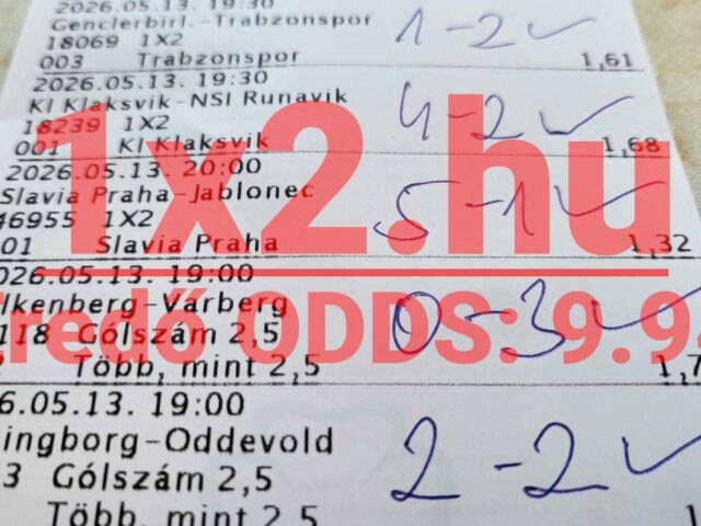 BLUE CHIP: Tegnap is 8/8! Tegnap is TELITALÁLAT! INDUL A VB KIRÁLY – NE MARADJ KI!