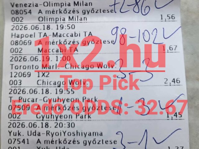 BLUE CHIP: Tegnap is 8/8! Tegnap is TELITALÁLAT!