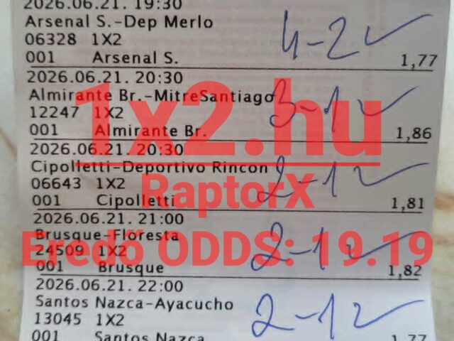 BLUE CHIP: 8/8 – A tegnapi szelvény is TELIBE durrant!