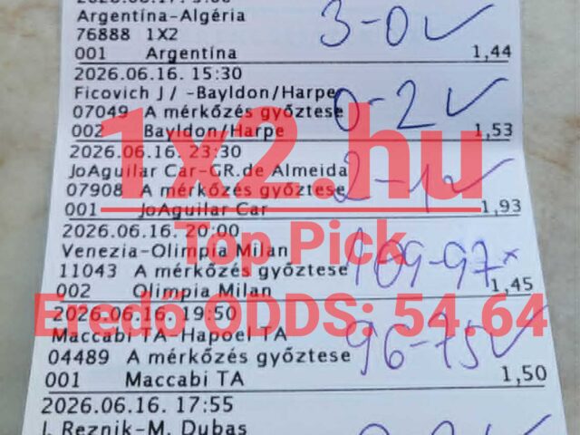 BLUE CHIP: Tegnap is 8/8! Tegnap is TELITALÁLAT!