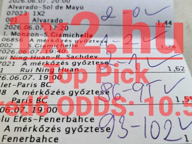 BLUE CHIP: 8/8 – Vasárnap is TELITALÁLAT! Ezt a hétvégét is hibátlanra hoztuk! 4 NAP ÉS INDUL A VB KIRÁLY – NE MARADJ KI!