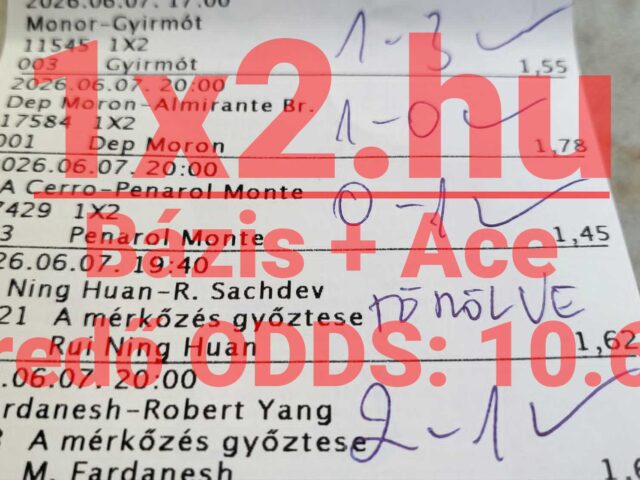 BLUE CHIP: Tegnap is 8/8! Tegnap is TELITALÁLAT! 3 NAP ÉS INDUL A VB KIRÁLY – NE MARADJ KI!