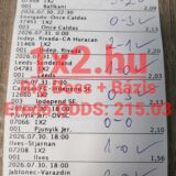 Kézzel beírt végeredményekkel és ellenőrző pipákkal ellátott sikeres sportfogadási szelvény a 1X2.hu felirattal.