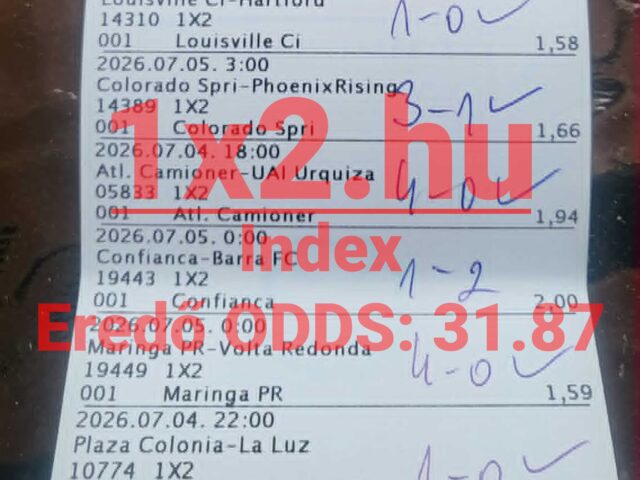 PÉNZMÁGNES: 4 nap = 185.900 Ft nyeremény júliusban! A mai ingyenes Tippmix tipp már elérhető!