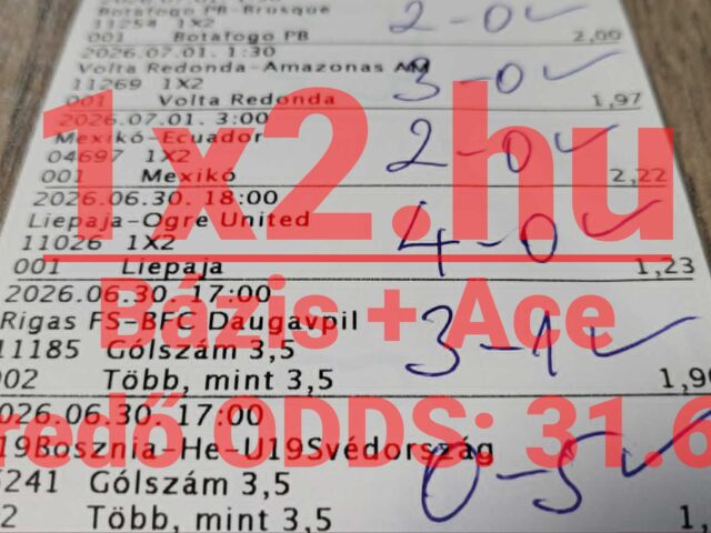 BLUE CHIP: 16/16 – Így búcsúzunk a hónaptól! Tegnap is TELITALÁLAT!