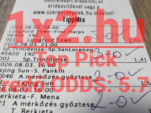 BLUE CHIP: 3 nap, 3 TELITALÁLAT! Brutálisan kezdődik az augusztus is!